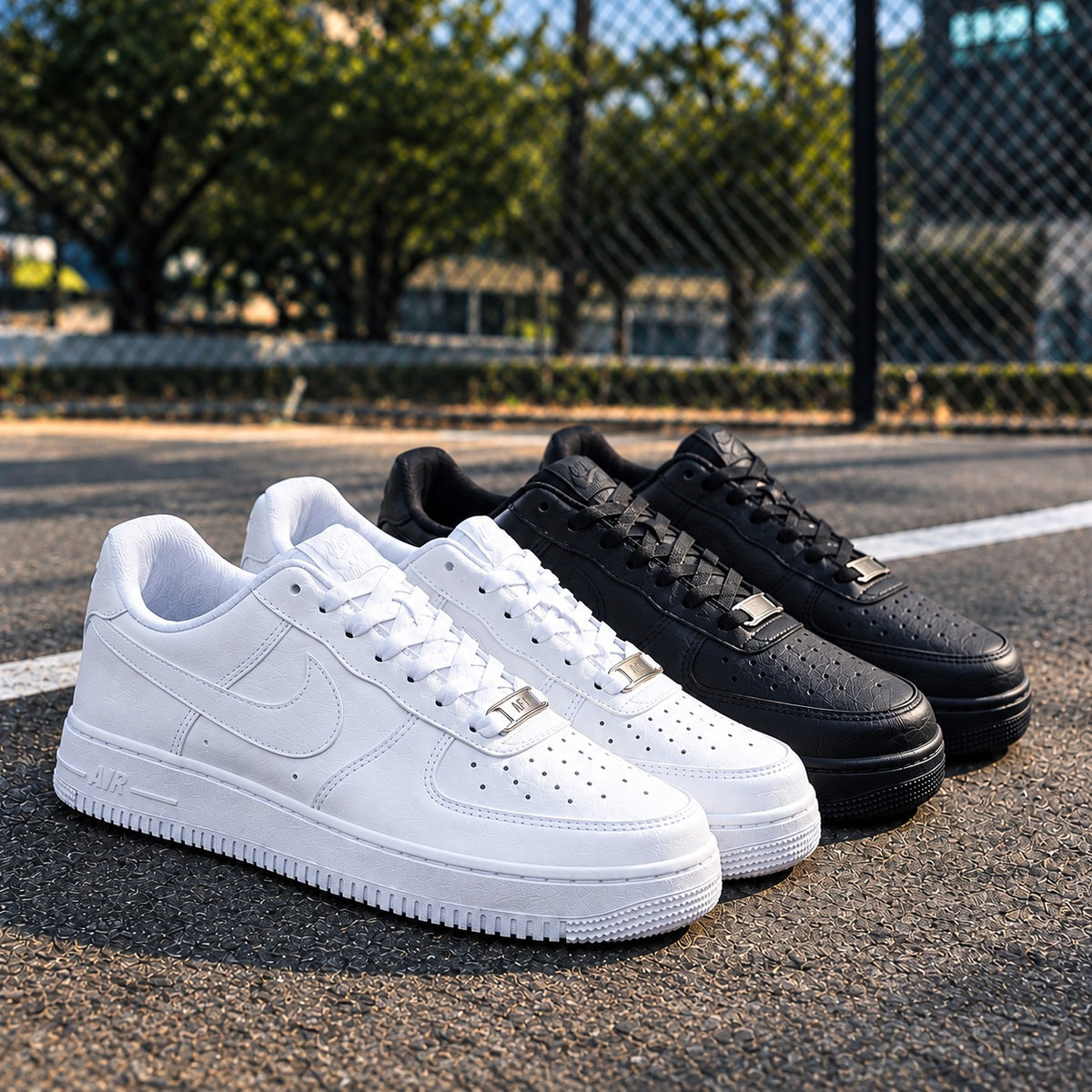 C1- AIR FORCE ONE BLANCA Y NEGRA